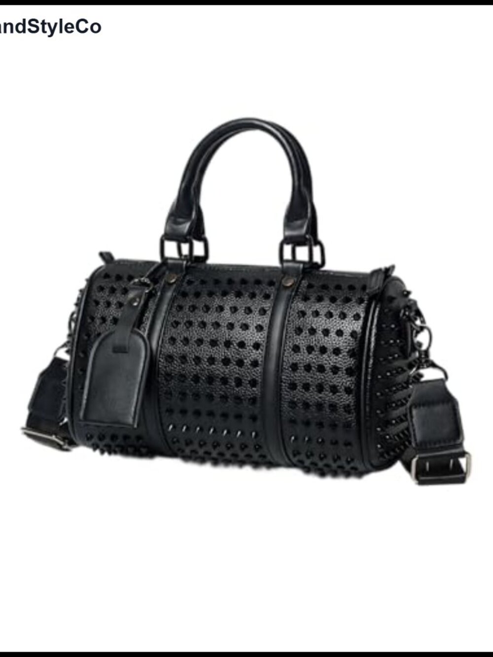 Studded Pillow Bag Leather Shoulder Bag Crossbody Tote